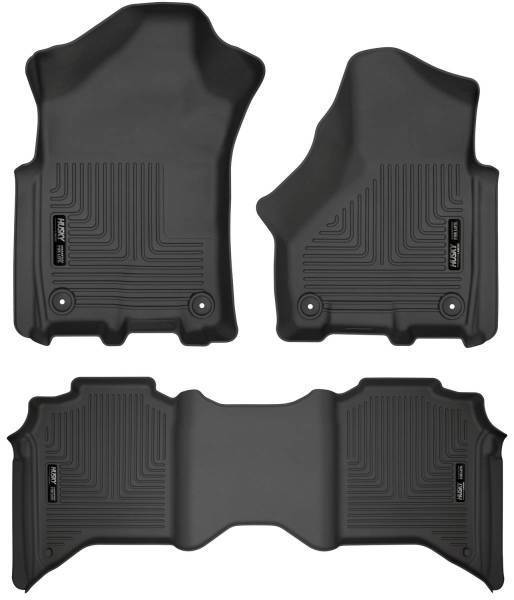 Husky Liners - Husky Liners Weatherbeater - Front & 2nd Seat Floor Liners - 94111