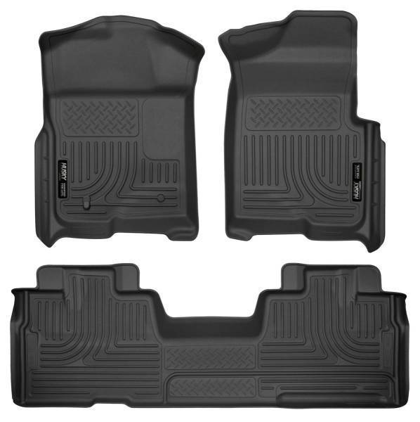Husky Liners - Husky Liners Weatherbeater - Front & 2nd Seat Floor Liners (Footwell Coverage) - 98341
