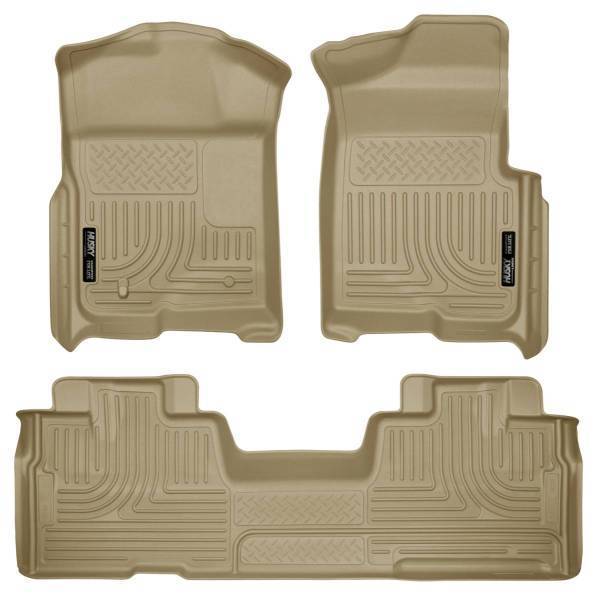 Husky Liners - Husky Liners Weatherbeater - Front & 2nd Seat Floor Liners (Footwell Coverage) - 98343