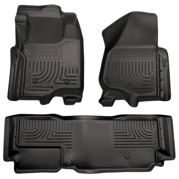 Husky Liners - Husky Liners Weatherbeater - Front & 2nd Seat Floor Liners (Footwell Coverage) - 98721