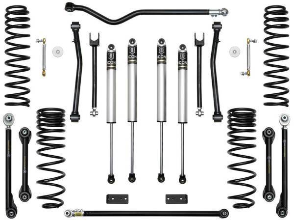 ICON Vehicle Dynamics - ICON Vehicle Dynamics 20-UP JEEP GLADIATOR 2.5" STAGE 5 SUSPENSION SYSTEM (TUBULAR) - K22105T