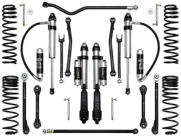 ICON Vehicle Dynamics - ICON Vehicle Dynamics 20-UP JEEP GLADIATOR 2.5" STAGE 8 SUSPENSION SYSTEM (TUBULAR) - K22108T