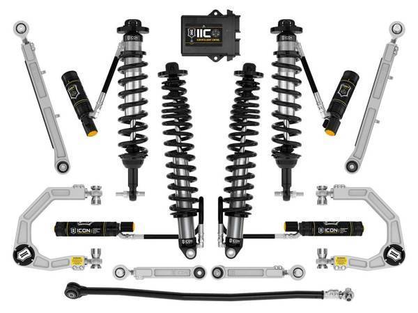 ICON Vehicle Dynamics - ICON Vehicle Dynamics 21-23 BRONCO NON-SASQUATCH 3-4" LIFT STAGE 8 SUSPENSION SYSTEM BILLET - K40008