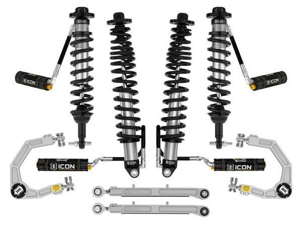 ICON Vehicle Dynamics - ICON Vehicle Dynamics 21-23 BRONCO SASQUATCH 2-3" LIFT STAGE 6 SUSPENSION SYSTEM BILLET - K40016