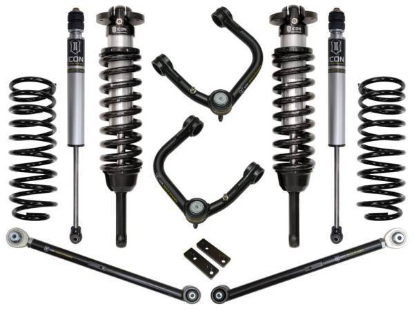 ICON Vehicle Dynamics - ICON Vehicle Dynamics 03-09 4RUNNER/FJ 0-3.5" STAGE 3 SUSPENSION SYSTEM W TUBULAR UCA - K53053T