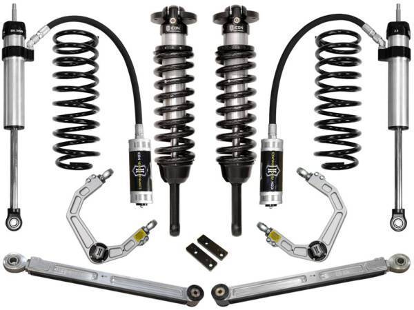 ICON Vehicle Dynamics - ICON Vehicle Dynamics 03-09 4RUNNER/FJ 0-3.5" STAGE 4 SUSPENSION SYSTEM W BILLET UCA - K53054