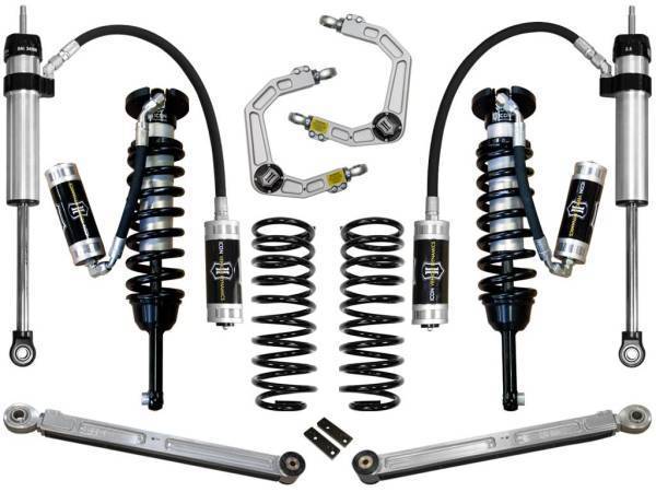 ICON Vehicle Dynamics - ICON Vehicle Dynamics 03-09 4RUNNER/FJ 0-3.5" STAGE 5 SUSPENSION SYSTEM W BILLET UCA - K53055