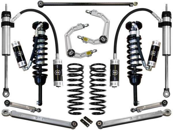 ICON Vehicle Dynamics - ICON Vehicle Dynamics 03-09 4RUNNER/FJ 0-3.5" STAGE 6 SUSPENSION SYSTEM W BILLET UCA - K53056