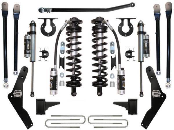 ICON Vehicle Dynamics - ICON Vehicle Dynamics 11-16 FORD F-250/F-350 4-5.5" STAGE 4 COILOVER CONVERSION SYSTEM - K63134