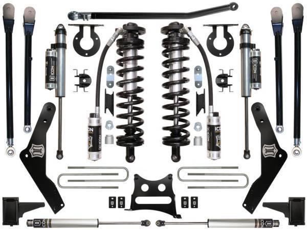 ICON Vehicle Dynamics - ICON Vehicle Dynamics 11-16 FORD F-250/F-350 4-5.5" STAGE 5 COILOVER CONVERSION SYSTEM - K63135