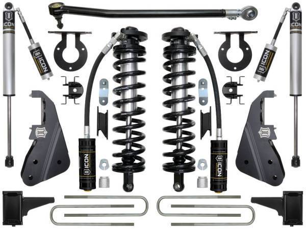 ICON Vehicle Dynamics - ICON Vehicle Dynamics 17-22 FORD F-250/F-350 4-5.5" STAGE 1 COILOVER CONVERSION SYSTEM - K63151