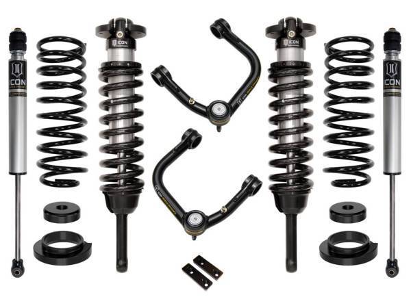 ICON Vehicle Dynamics - ICON Vehicle Dynamics 03-09 GX470 0-3.5" STAGE 2 SUSPENSION SYSTEM W TUBULAR UCA - K53172T