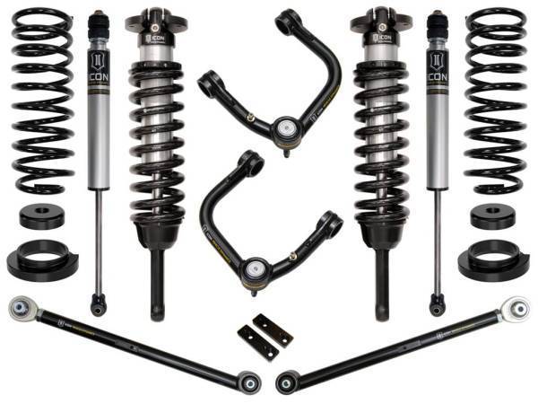 ICON Vehicle Dynamics - ICON Vehicle Dynamics 03-09 GX470 0-3.5" STAGE 3 SUSPENSION SYSTEM W TUBULAR UCA - K53173T