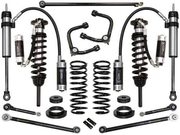 ICON Vehicle Dynamics - ICON Vehicle Dynamics 03-09 GX470 0-3.5" STAGE 7 SUSPENSION SYSTEM W TUBULAR UCA - K53177T