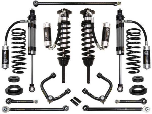 ICON Vehicle Dynamics - ICON Vehicle Dynamics 03-09 GX470 0-3.5" STAGE 8 SUSPENSION SYSTEM W TUBULAR UCA - K53178T