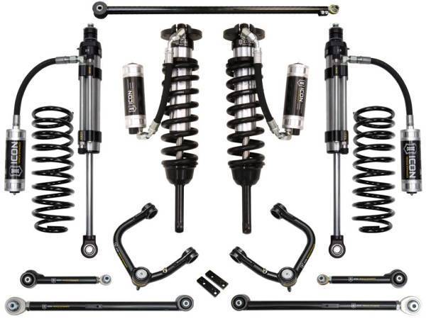 ICON Vehicle Dynamics - ICON Vehicle Dynamics 10-UP GX460 0-3.5" STAGE 8 SUSPENSION SYSTEM W TUBULAR UCA - K53188T