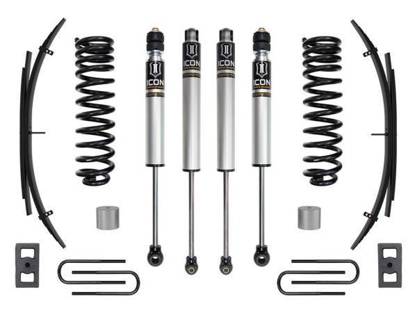 ICON Vehicle Dynamics - ICON Vehicle Dynamics 23 FORD F250/F350 DIESEL 2.5" STAGE 1 SUSPENSION SYSTEM W EXPANSION PACK - K62561L