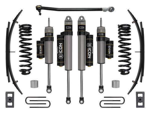 ICON Vehicle Dynamics - ICON Vehicle Dynamics 23 FORD F250/F350 DIESEL 2.5" STAGE 3 SUSPENSION SYSTEM W/ EXPANSION PACK - K62563L