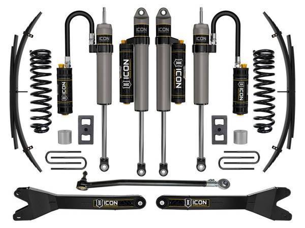 ICON Vehicle Dynamics - ICON Vehicle Dynamics 23 FORD F250/F350 DIESEL 2.5" STAGE 4 SUSPENSION SYS RADIUS ARMS/EXPANSION PACK - K62564RL