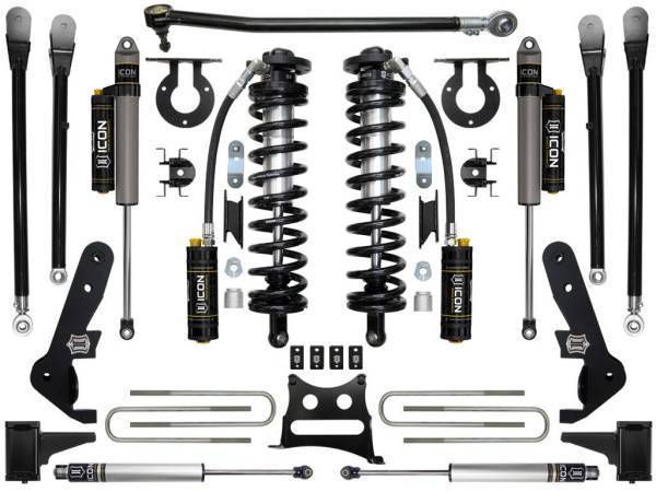 ICON Vehicle Dynamics - ICON Vehicle Dynamics 17-22 FORD F-250/F-350 4-5.5" STAGE 5 COILOVER CONVERSION SYSTEM - K63155