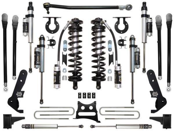 ICON Vehicle Dynamics - ICON Vehicle Dynamics 17-22 FORD F-250/F-350 4-5.5" STAGE 6 COILOVER CONVERSION SYSTEM - K63156