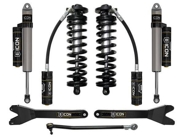 ICON Vehicle Dynamics - ICON Vehicle Dynamics 23 FORD F250/F350 2.5-3" STAGE 3 COILOVER CONVERSION SYSTEM W/ RADIUS ARMS - K63163R