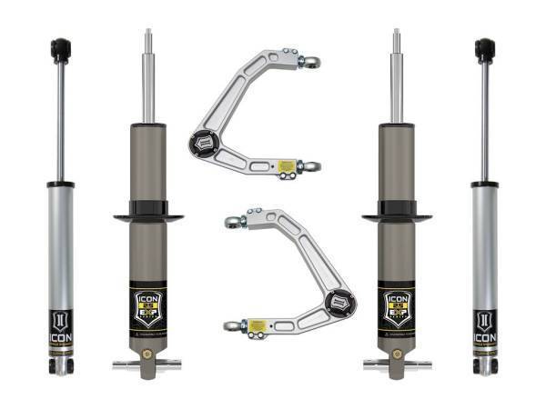 ICON Vehicle Dynamics - ICON Vehicle Dynamics 19-23 GM 1500 2.38-3.75" STAGE 2 EXP SUSPENSION SYSTEM W BILLET UCA - K73072