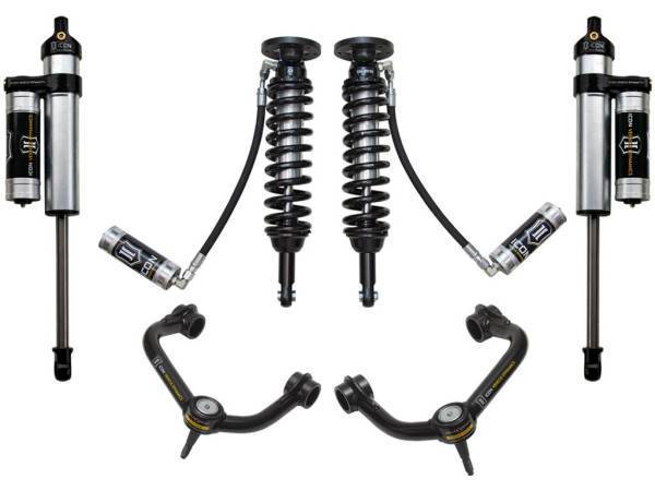 ICON Vehicle Dynamics - ICON Vehicle Dynamics 09-13 FORD F150 4WD 1.75-2.63" STAGE 4 SUSPENSION SYSTEM W TUBULAR UCA - K93004T