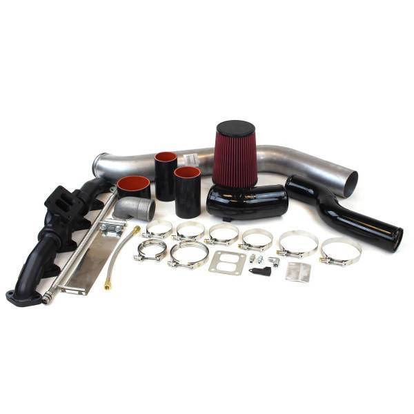 Industrial Injection - Industrial Injection Dodge S300 SX-E 63/68 Single Turbo Kit For 03-07 5.9L Cummins 1.0 AR - 227439