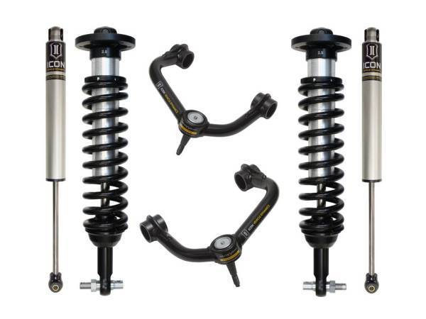 ICON Vehicle Dynamics - ICON Vehicle Dynamics 2014 FORD F150 4WD 0-2.63" STAGE 2 SUSPENSION SYSTEM W TUBULAR UCA - K93062T