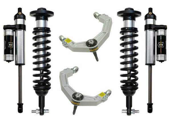 ICON Vehicle Dynamics - ICON Vehicle Dynamics 2014 FORD F150 4WD 0-2.63" STAGE 3 SUSPENSION SYSTEM W BILLET UCA - K93063