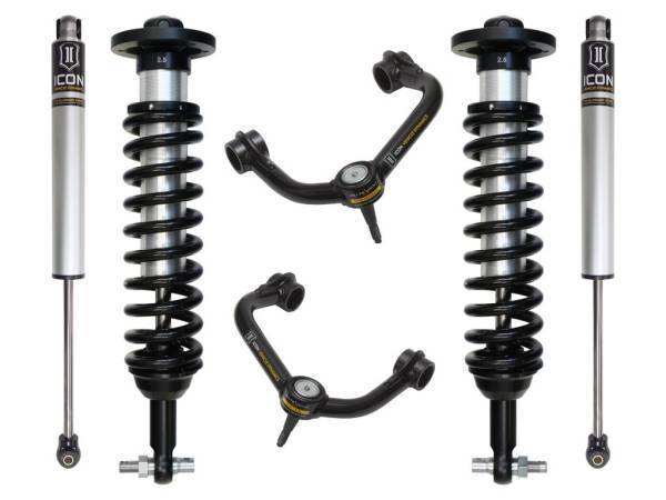 ICON Vehicle Dynamics - ICON Vehicle Dynamics 2015-2020 FORD F150 4WD 0-2.63" STAGE 2 SUSPENSION SYSTEM W TUBULAR UCA - K93082T