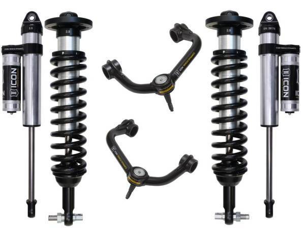 ICON Vehicle Dynamics - ICON Vehicle Dynamics 2015-2020 FORD F150 4WD 0-2.63" STAGE 3 SUSPENSION SYSTEM W TUBULAR UCA - K93083T