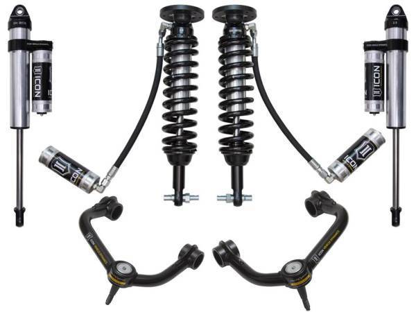 ICON Vehicle Dynamics - ICON Vehicle Dynamics 2015-2020 FORD F150 4WD 2-2.63" STAGE 4 SUSPENSION SYSTEM W TUBULAR UCA - K93084T