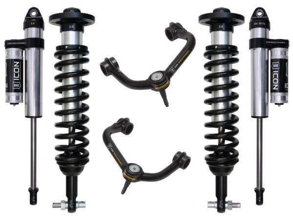 ICON Vehicle Dynamics - ICON Vehicle Dynamics 2015-2020 FORD F150 2WD 0-3" STAGE 3 SUSPENSION SYSTEM W TUBULAR UCA - K93093T