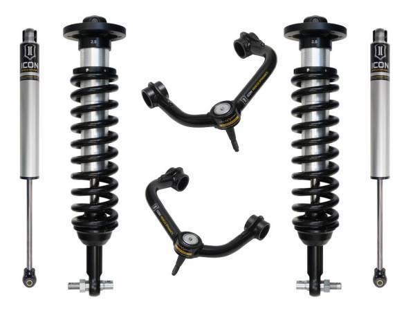 ICON Vehicle Dynamics - ICON Vehicle Dynamics 21-23 FORD F150 4WD 0-2.75" STAGE 2 SUSPENSION SYSTEM W TUBULAR UCA - K93112T