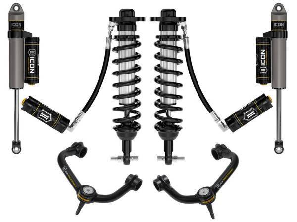 ICON Vehicle Dynamics - ICON Vehicle Dynamics 21-23 FORD F150 4WD 0-2.75" STAGE 4 SUSPENSION SYSTEM W TUBULAR UCA - K93114T