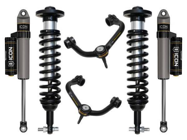 ICON Vehicle Dynamics - ICON Vehicle Dynamics 21-23 FORD F150 2WD 0-3" STAGE 3 SUSPENSION SYSTEM W TUBULAR UCA - K93123T