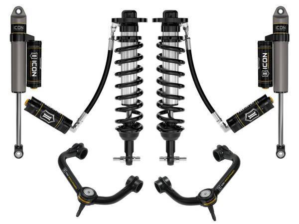 ICON Vehicle Dynamics - ICON Vehicle Dynamics 21-23 FORD F150 2WD 0-3" STAGE 4 SUSPENSION SYSTEM W TUBULAR UCA - K93124T