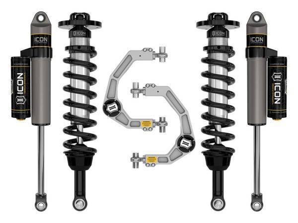 ICON Vehicle Dynamics - ICON Vehicle Dynamics 21-23 FORD F150 4WD 2.75-3.5" STAGE 2 SUSPENSION SYSTEM W BILLET UCA - K93132