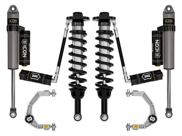 ICON Vehicle Dynamics - ICON Vehicle Dynamics 21-23 FORD F150 4WD 2.75-3.5" STAGE 3 SUSPENSION SYSTEM W BILLET UCA - K93133