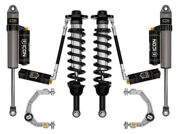 ICON Vehicle Dynamics - ICON Vehicle Dynamics 21-23 FORD F150 4WD 2.75-3.5" STAGE 4 SUSPENSION SYSTEM W BILLET UCA - K93134