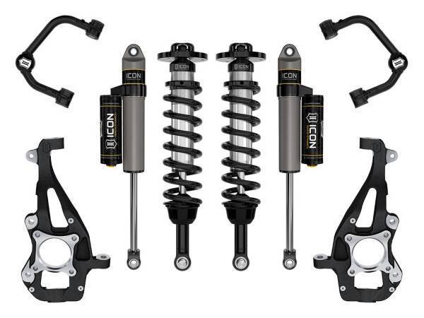 ICON Vehicle Dynamics - ICON Vehicle Dynamics 21-23 FORD F150 4WD 3.5-4.5" STAGE 2 SUSPENSION SYSTEM W TUBULAR UCA - K93142T