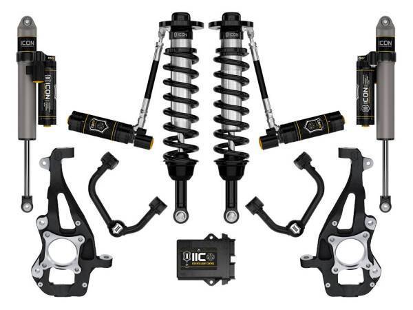 ICON Vehicle Dynamics - ICON Vehicle Dynamics 21-23 FORD F150 4WD 3.5-4.5" STAGE 5 SUSPENSION SYSTEM W TUBULAR UCA - K93145T