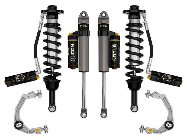 ICON Vehicle Dynamics - ICON Vehicle Dynamics 21-23 FORD F150 TREMOR 4WD 2.5-3" STAGE 4 SUSPENSION SYSTEM W BILLET UCA - K93164