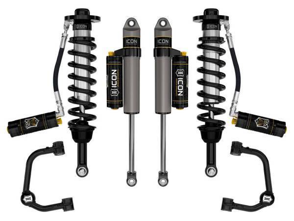 ICON Vehicle Dynamics - ICON Vehicle Dynamics 21-23 FORD F150 TREMOR 4WD 2.5-3" STAGE 4 SUSPENSION SYSTEM W TUBULAR UCA - K93164T