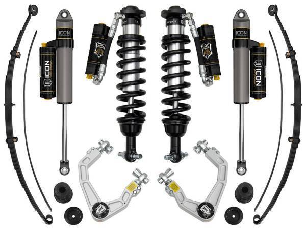 ICON Vehicle Dynamics - ICON Vehicle Dynamics 19-21 FORD RANGER 0-3.5" STAGE 8 SUSPENSION SYSTEM W BILLET UCA AL KNUCKLE - K93208A