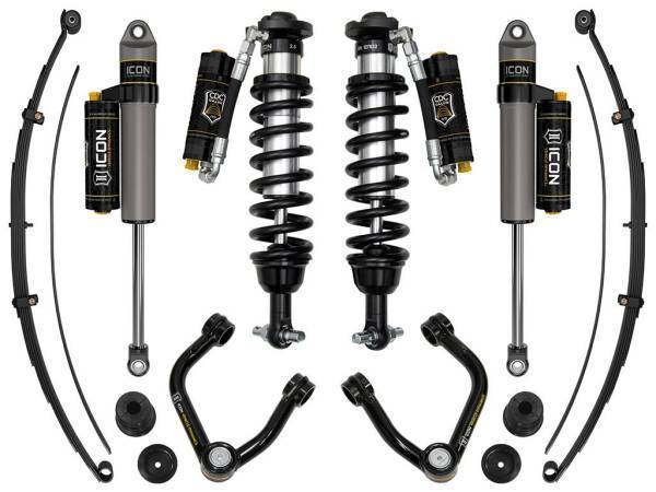 ICON Vehicle Dynamics - ICON Vehicle Dynamics 19-21 FORD RANGER 0-3.5" STAGE 8 SUSPENSION SYSTEM W TUBULAR UCA AL KNUCKLE - K93208TA