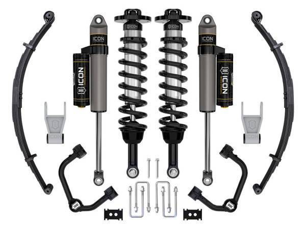 ICON Vehicle Dynamics - ICON Vehicle Dynamics 21-23 FORD F150 TREMOR 4WD 2.5-3" STAGE 2 SUSPENSION SYS TUBULAR UCA / LEAF PACK - K93162TL