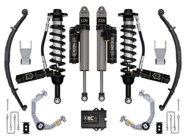 ICON Vehicle Dynamics - ICON Vehicle Dynamics 21-23 FORD F150 TREMOR 4WD 2.5-3" STAGE 5 SUSPENSION SYS BILLET UCA / LEAF PACK - K93165L